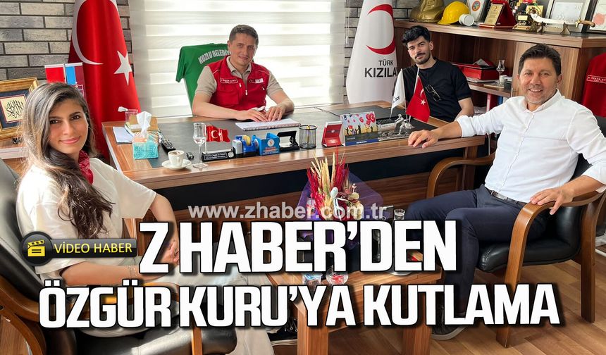 Z HABER’den Özgür Kuru’ya kutlama ziyareti