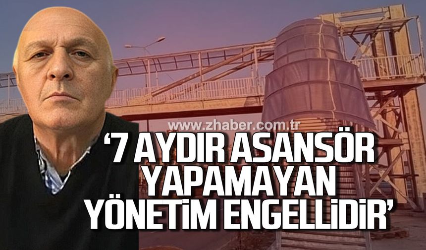 Sol Parti’den sert çıkış; "7 ayda üstgeçite asansör yapamayan yönetim engellidir"
