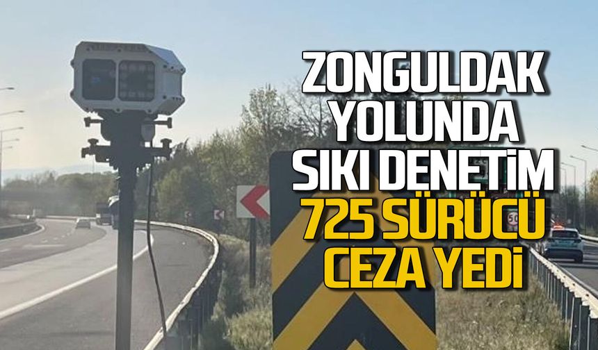 Zonguldak yolunda sıkı denetim... Ceza yağdı