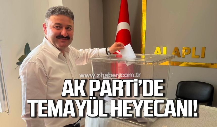 Alaplı’da AK Parti’de temayül heyecanı