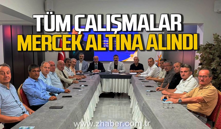 AK Parti Zonguldak Teşkilatı toplandı. Tüm çalışmalar mercek altına alındı.