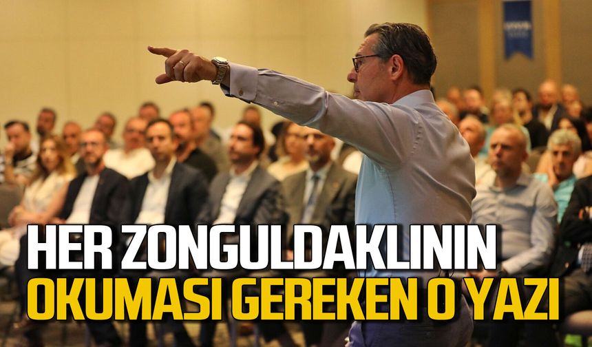 Ünlü isim  Mehmet Aksel Zonguldak'ı dünyaya duyurdu