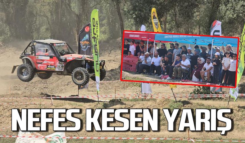 Ormanın kalbinde nefes kesen mücadele: 62 araç aynı parkurda
