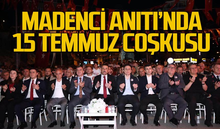 Zonguldak Madenci Anıtı'nda buluştu 15 Temmuz coşkusu kutlandı, şehitler anıldı