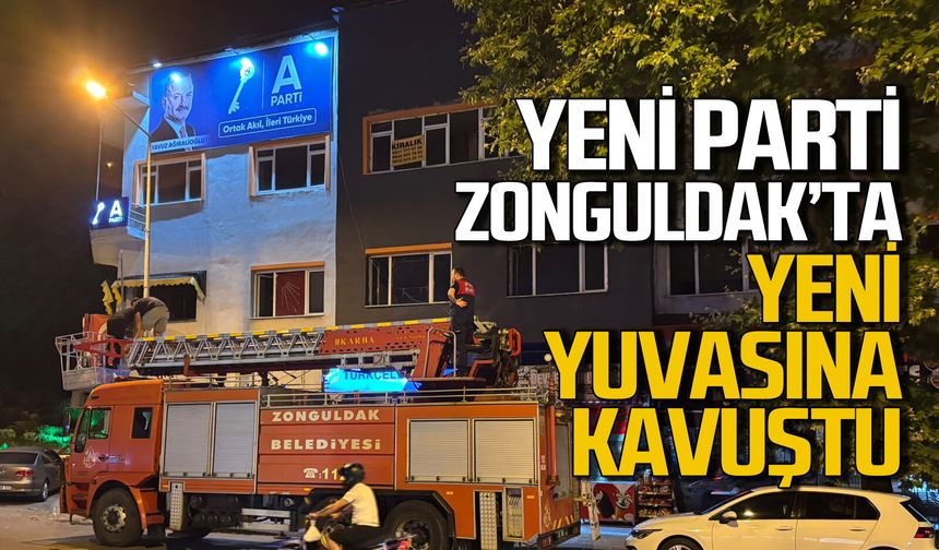 Yeni Parti Zonguldak’ta yuvasını buldu: İşte Yeni Parti yeni il binası!