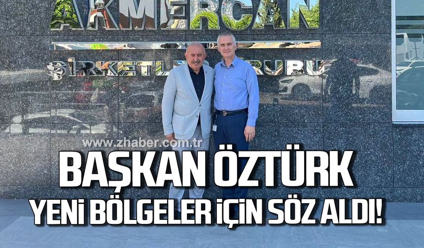 Vedat Öztürk'e yeni bölgelerde doğalgaz için destek sözü