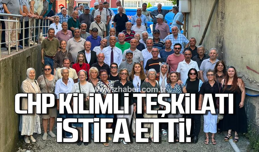CHP Kilimli teşkilatı toplu istifa etti