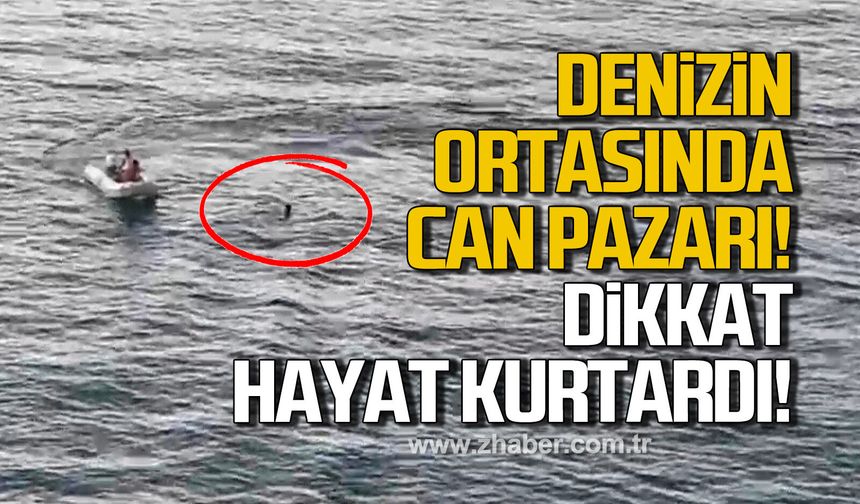 Bartın'da gazetecinin dikkati hayat kurtardı