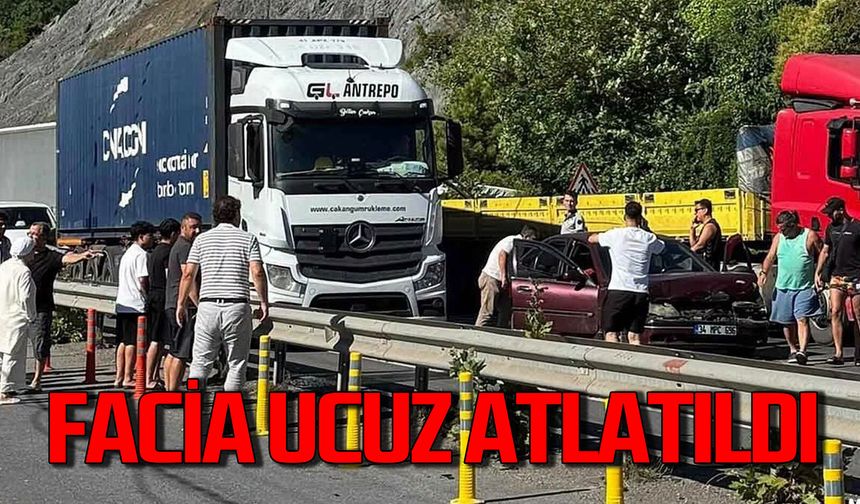 Facia ucuz atlatıldı: Ölümden döndüler