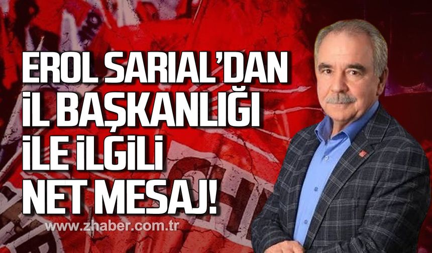 Erol Sarıal: “CHP’de sade bir üye olarak kalacağım”