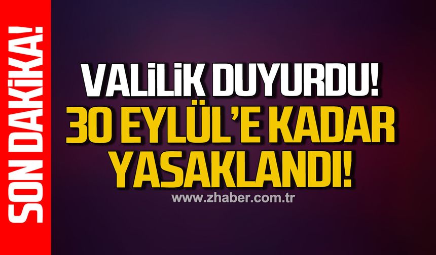 Zonguldak’ta orman yangınlarına karşı yeni yasaklar