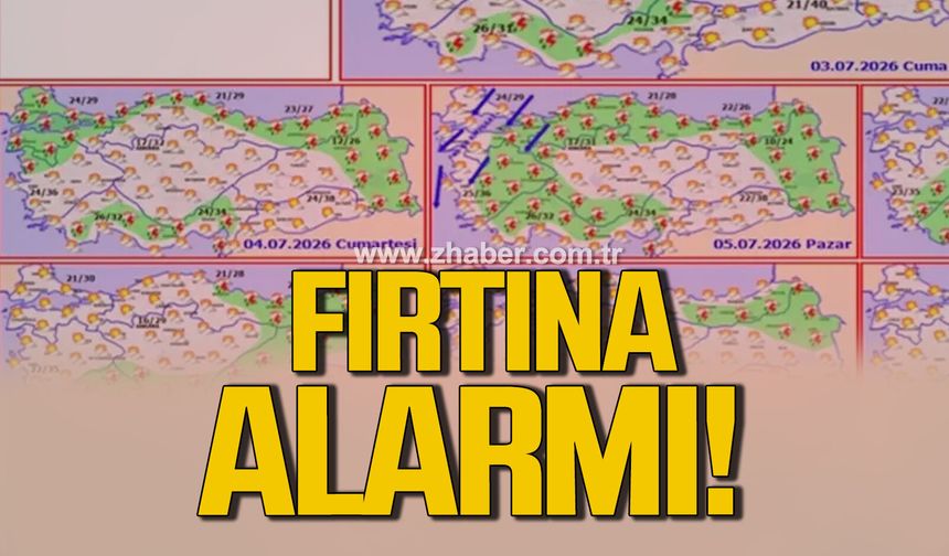 Batı Karadeniz’de fırtına alarmı