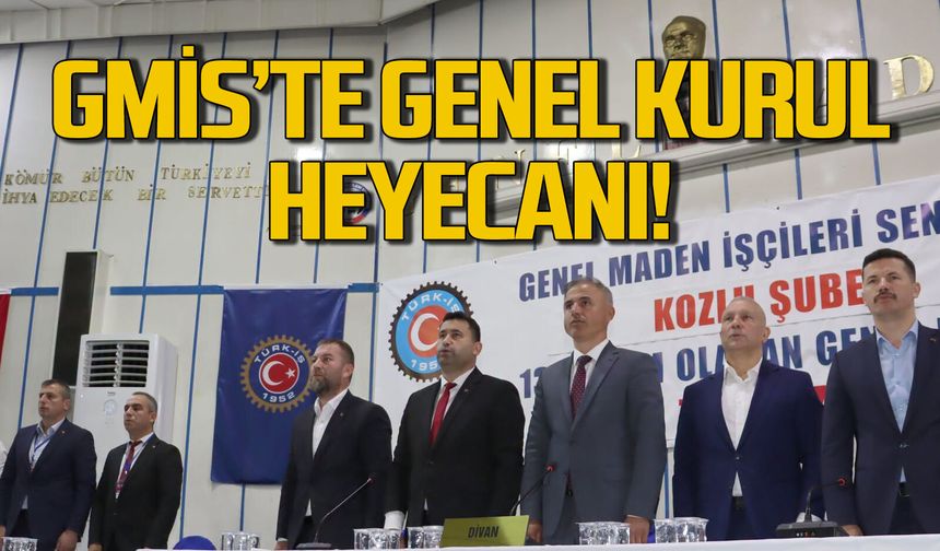 GMİS Kozlu Şube Genel Kurulu yapıldı