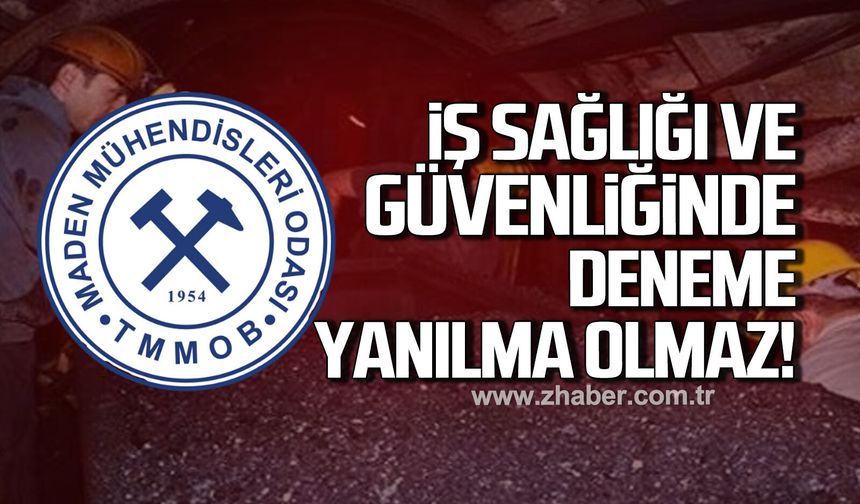 Maden Mühendisleri odası: Ortak akıl zorunluluk