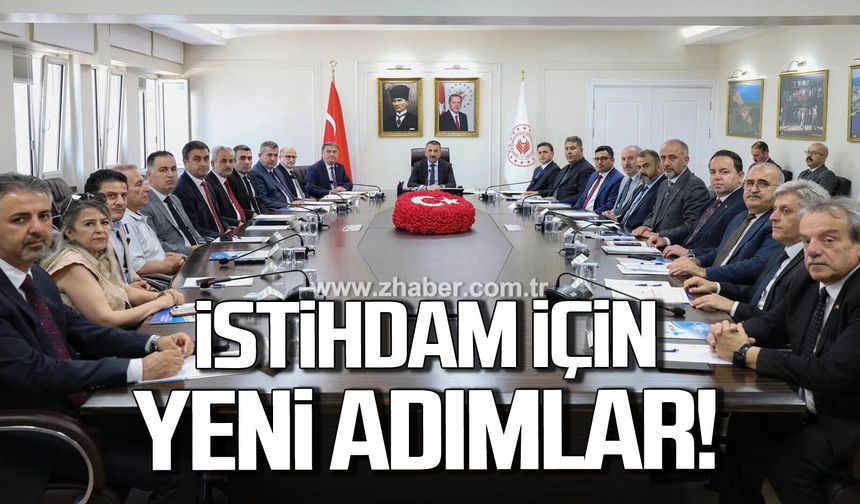 Zonguldak’ta istihdam ve eğitim masaya yatırıldı