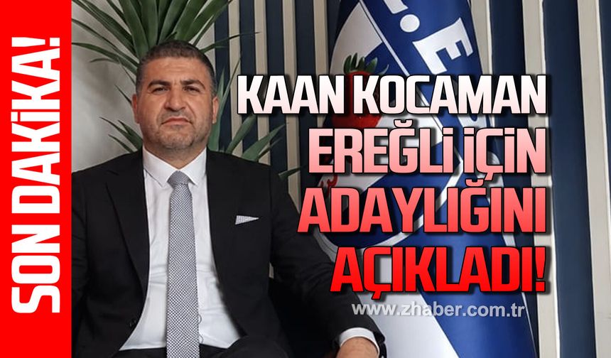 Kaan Kocaman, Ereğli Belediyespor Başkan adaylığını açıkladı