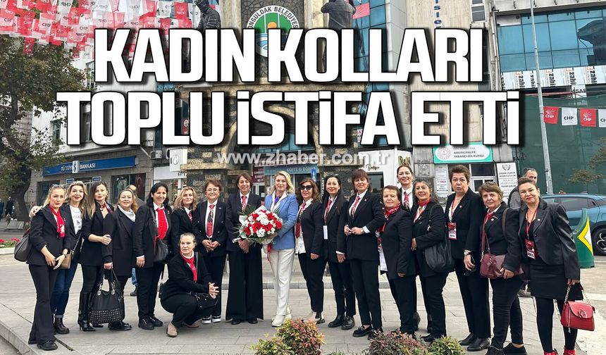 CHP Zonguldak Kadın Kolları toplu istifa etti