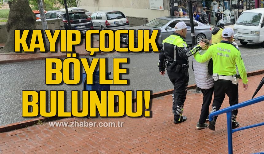 Kayıp ihbarı emniyeti harekete geçirdi, KGYS kameralarıyla bulundu