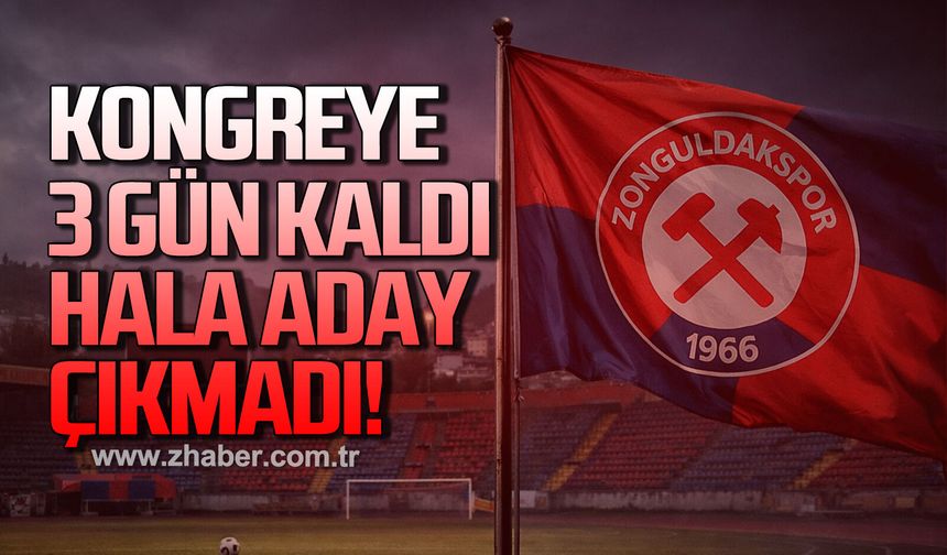 Kongreye 3 gün kaldı hala aday çıkmadı!