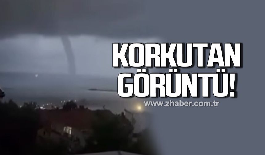 Kdz. Ereğli’de denizde hortum oluştu