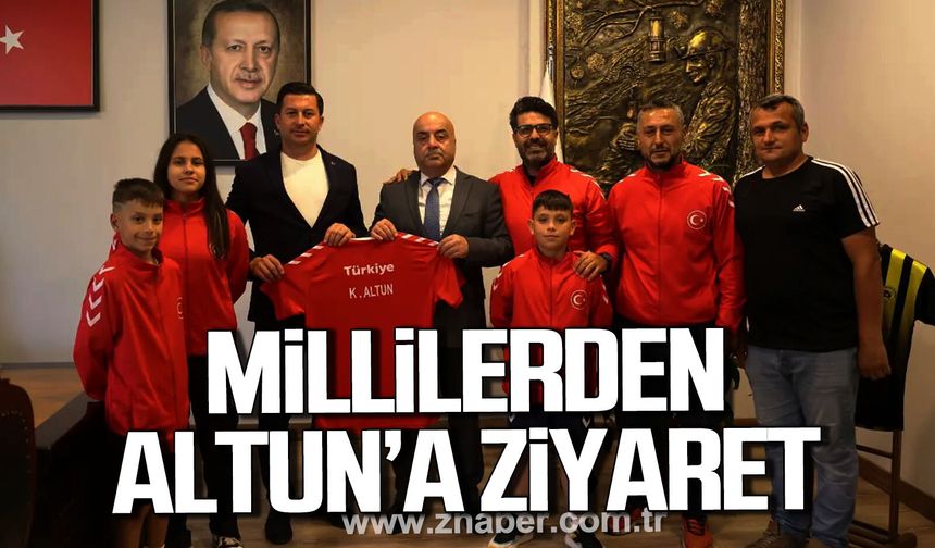 Millilerden Kamil Altun’a ziyaret