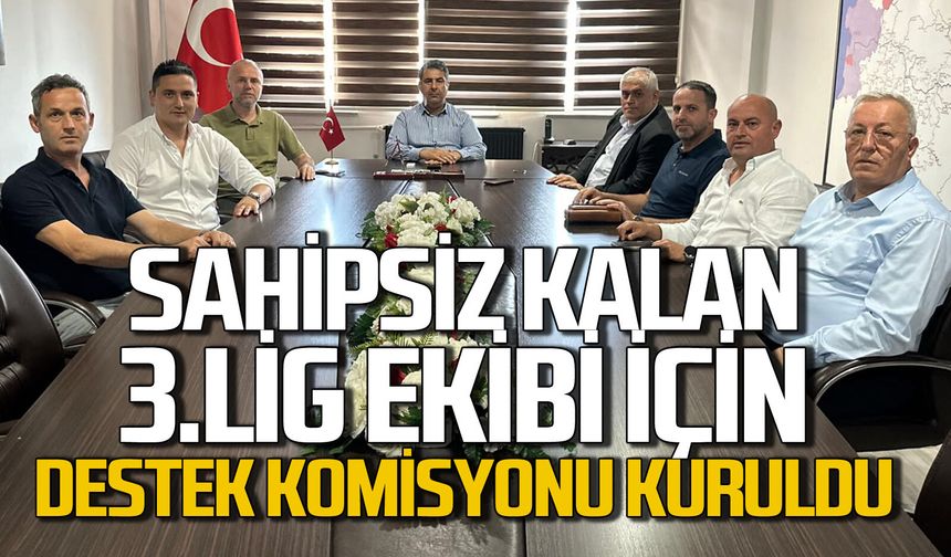 3.lig temsilcimiz için “Destek komisyonu” kuruldu: İlk toplantı yapıldı