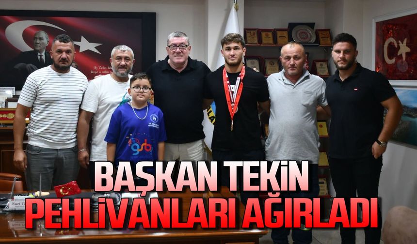 Tekin, Uludağ ve Uğuz’u makamında ağırladı