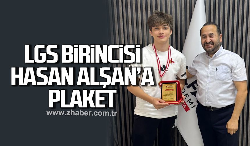 Ereğli’nin LGS Birincisi: Hasan Alşan
