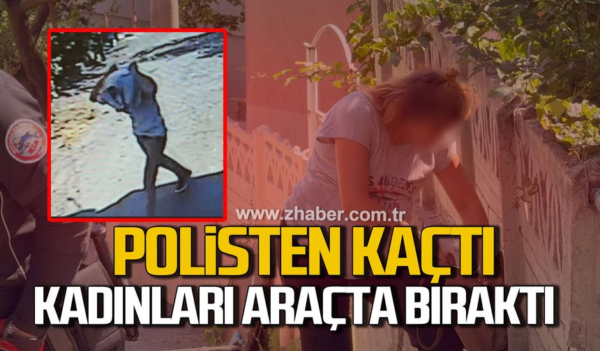 Karabük'te 'Dur' ihtarına uymayan sürücü, kadınları araçta bırakıp kaçtı