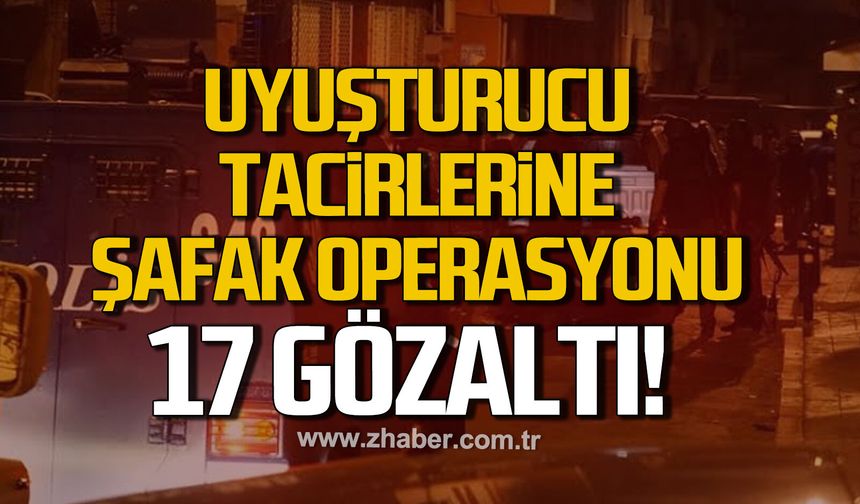 Bartın’da uyuşturucuya şafak operasyonu: 17 Gözaltı