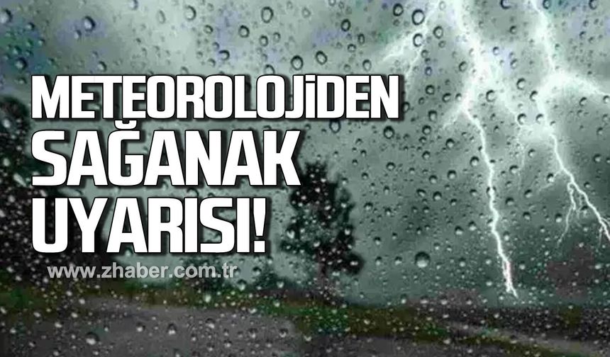 Meteorolojiden Zonguldak için uyarı