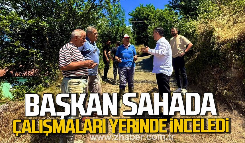 Sezer Köroğlu Osmanlı Köyü'nde vatandaşlarla buluştu. Çalışmaları yerinde inceledi.