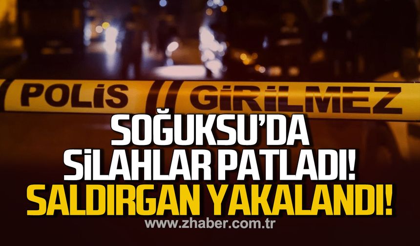 Soğuksu'da silahlar patladı. Saldırgan yakalandı