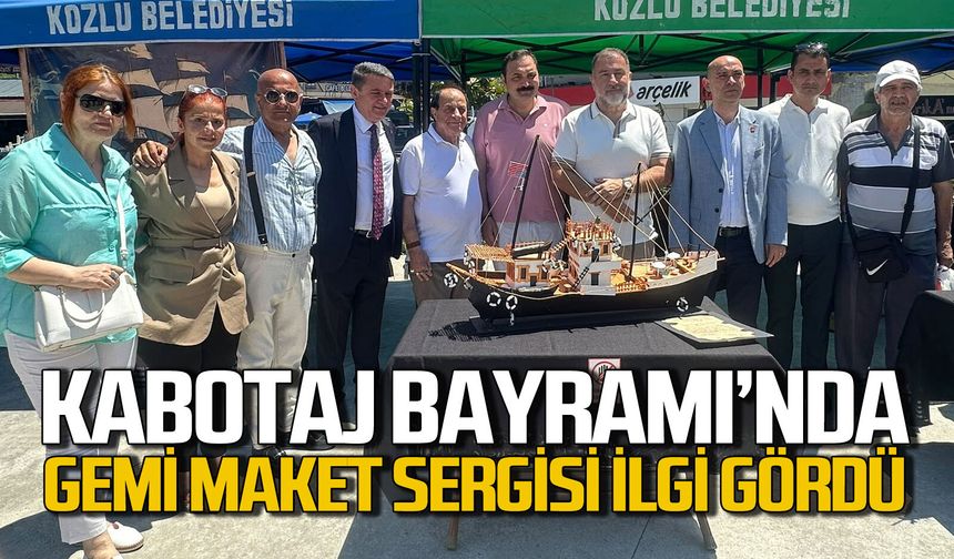 Kabotaj Bayramı’nda Maket Gemi sergisine yoğun ilgi