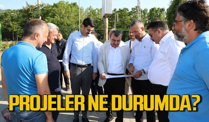 Projeler ne durumda? Ahmet Çolakoğlu inceledi, talimat verdi
