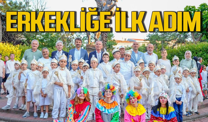 Sünnet şöleninde büyük coşku: 33 çocuk erkekliğe ilk adımını attı