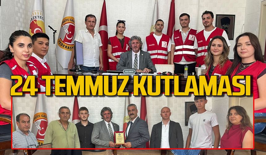 Zonguldak Ülkü Ocakları’ndan ZGC’ye plaket: Kızılay Gönüllüleri ZGC'de