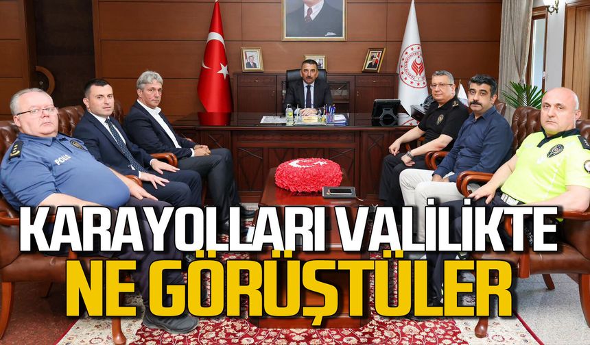 Karayolları Bölge Müdürü, Vali Osman Hacıbektaşoğlu ile ne görüştü?