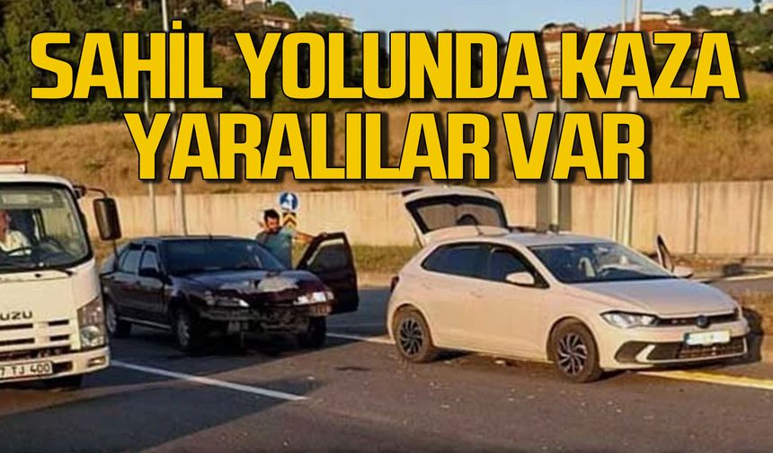 Kilimli Sahil Yolu’nda korkutan kaza: Yaralılar hastaneye kaldırıldı