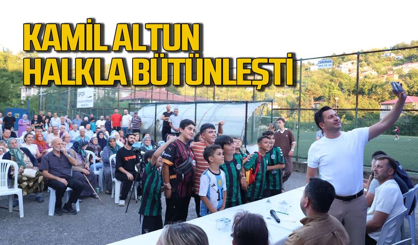 Kamil Altun vatandaşlarla buluştu: Vatandaş sordu, başkan yanıtladı