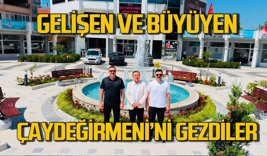 Mustafa Çağlayan, Çaydeğirmeni’nde Satılmış Gebeş’in projelerini gezdi