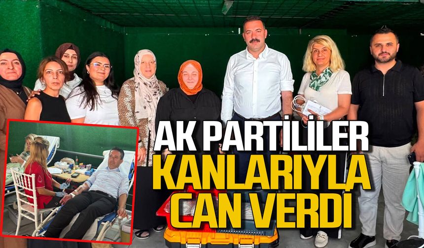 AK Parti teşkilatları kanlarıyla can verdi