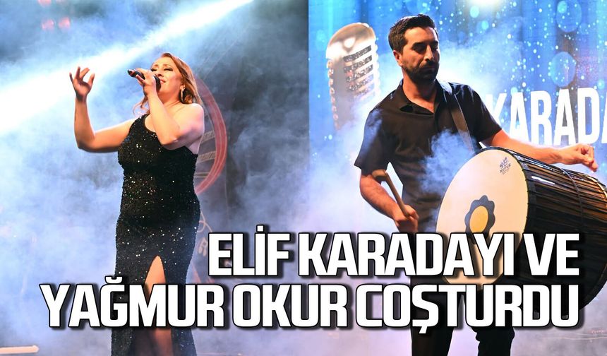 Elif Karadayı ve Yağmur Okur coşturdu
