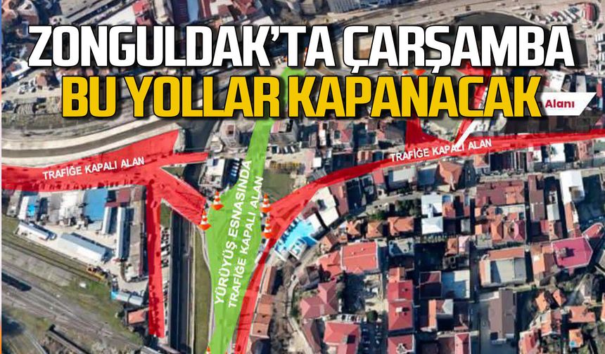 Zonguldaklı sürücülerin dikkatine: Çarşamba günü bu yollar kapalı