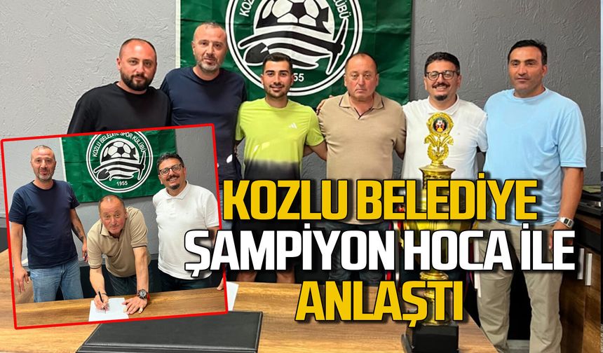 Kozlu Belediyespor şampiyonkolik hoca Serkan Bankoğlu ile yeniden anlaştı