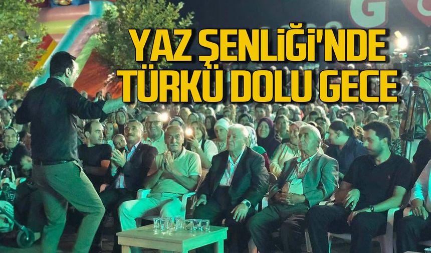 Gökçebey Yaz Şenliği'nde türkü dolu gece