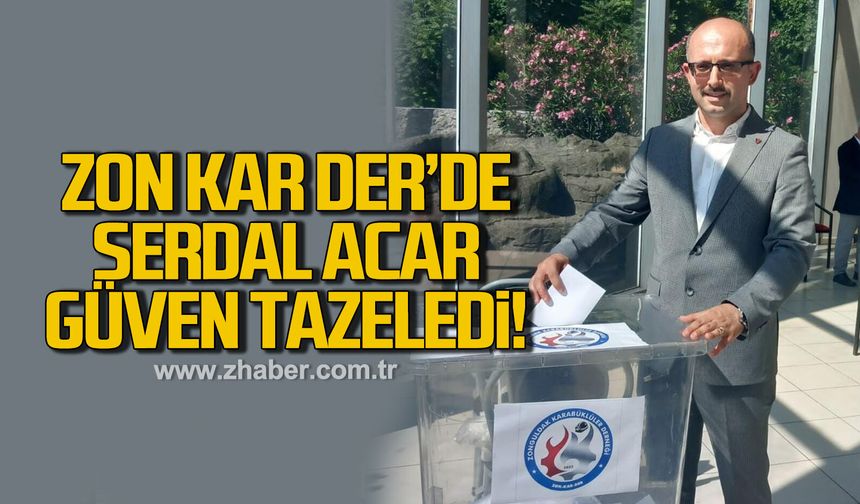 Zon Kar Der'de Serdal Acar güven tazeledi