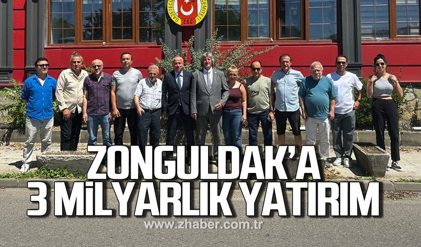 Zonguldak'a 3 Milyarlık yatırım