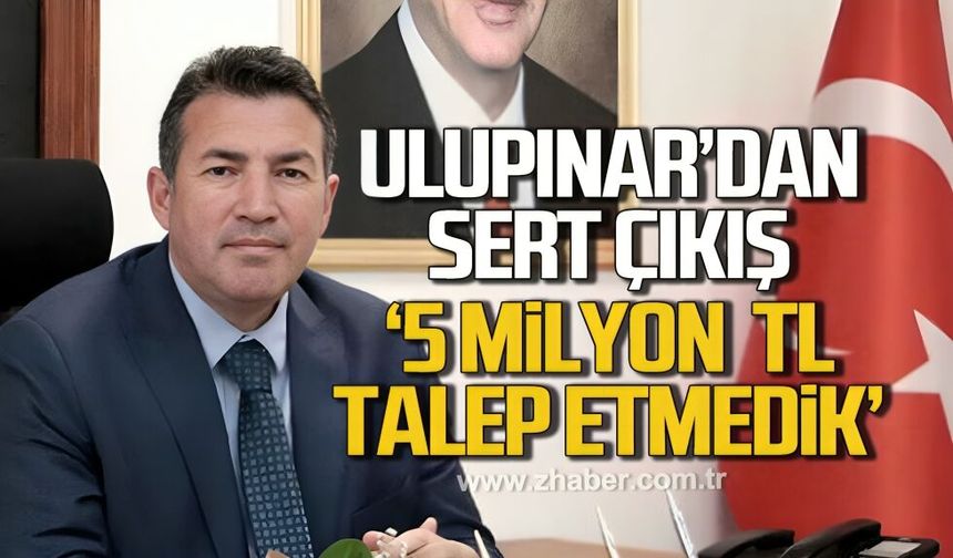 Özcan Ulupınar: "Sanayi bölgesini engellemiyoruz, şeffaflık istiyoruz"