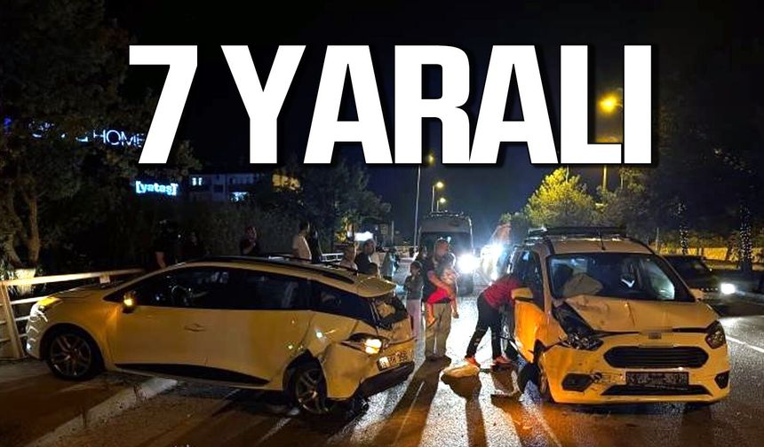 Karabük'te kaza yaptılar: 7 yaralı
